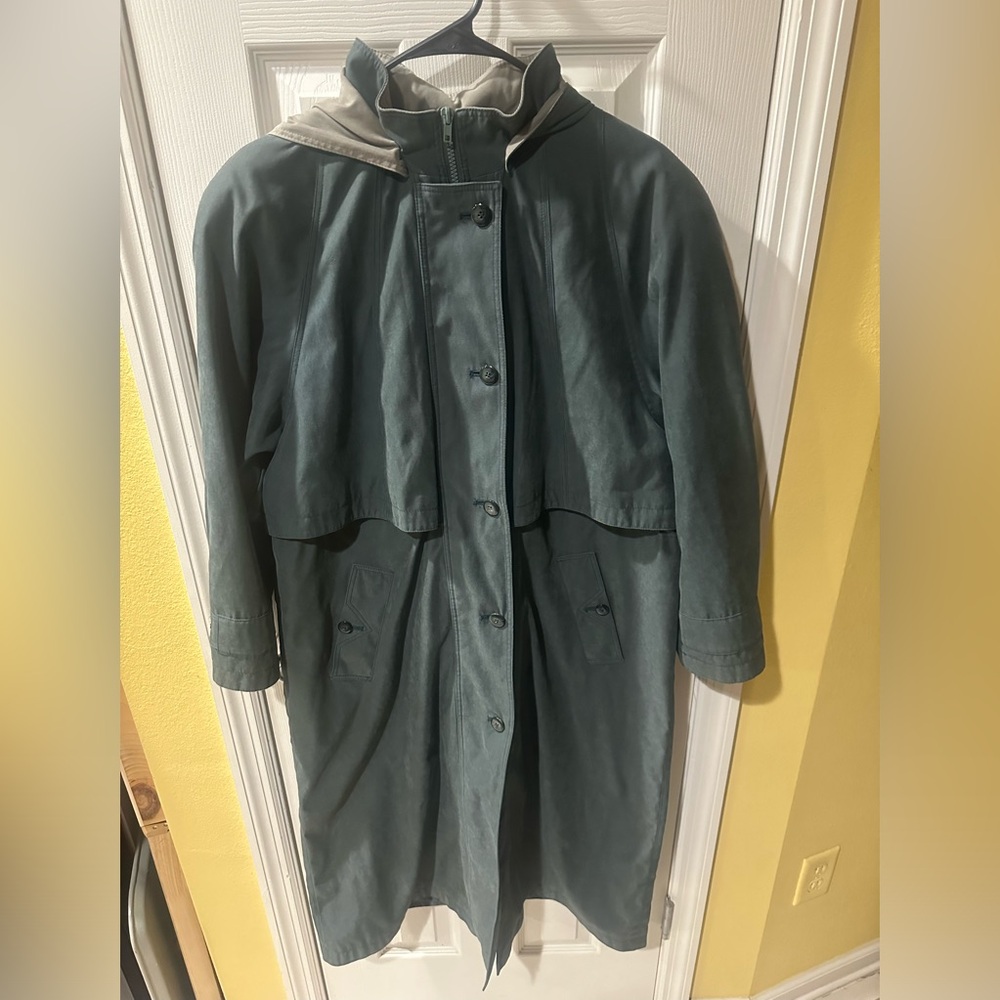 Green Trench Coat